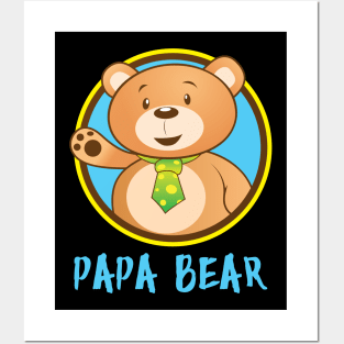 Papa Bear' Cute Papa Bear Couple Posters and Art